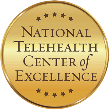 National Telehealth Center of Excellence badge